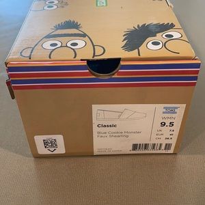 TOMS Classic Blue Cookie Monster Faux Shearling